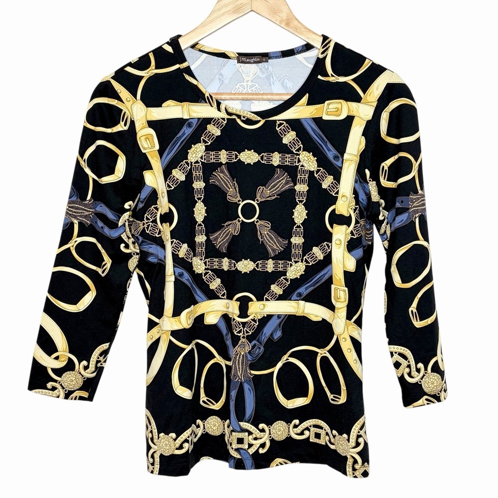 J McLaughlin Equestrian Catalina Cloth Top Womens Size S Bit Bridle Heritage